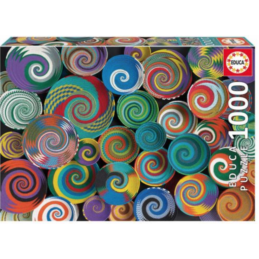 Paniers africains - puzzle de 1000 pièces-1