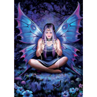 thumb-La dame aux papillons - Anne Stokes - puzzle de 500 pièces-2