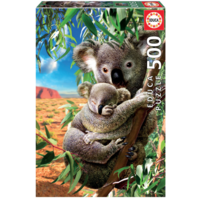 thumb-The Koala and his little one - jigsaw puzzle of 500 pieces-2