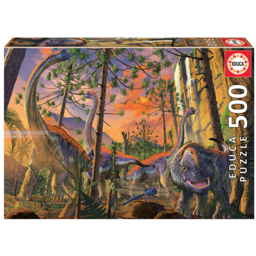  Educa Curious Dino - 500 pieces 