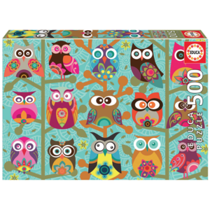Puzzle gallery Owls and birds 1000 pièces - Djeco - Puzzle adulte