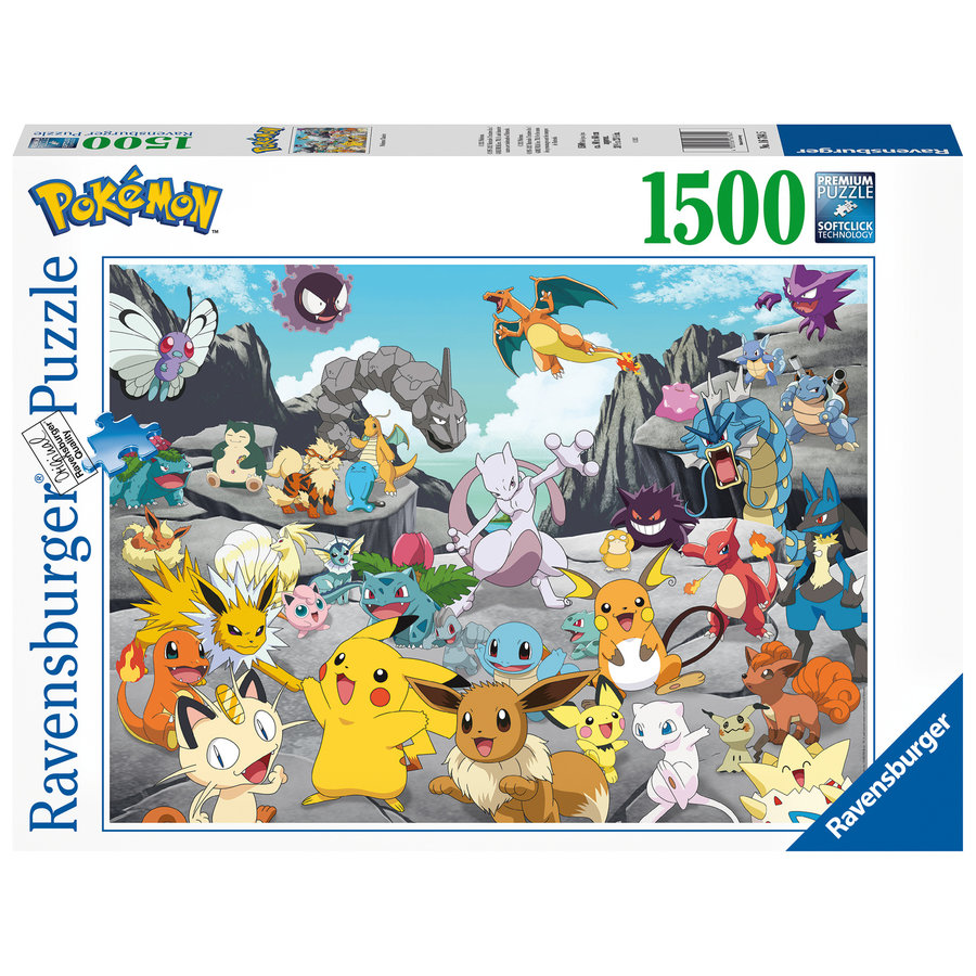 Pokemon Classics - puzzle of 1500 pieces-1