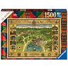 Ravensburger Harry Potter - Hogwarts Map - puzzle de 1500 pièces