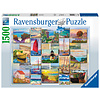 Ravensburger Collage côtier - puzzle de 1500 pièces
