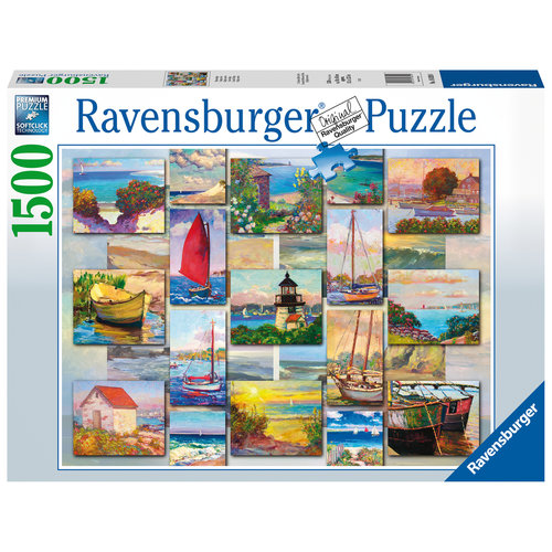  Ravensburger Coastal Collage - 1500 pieces 