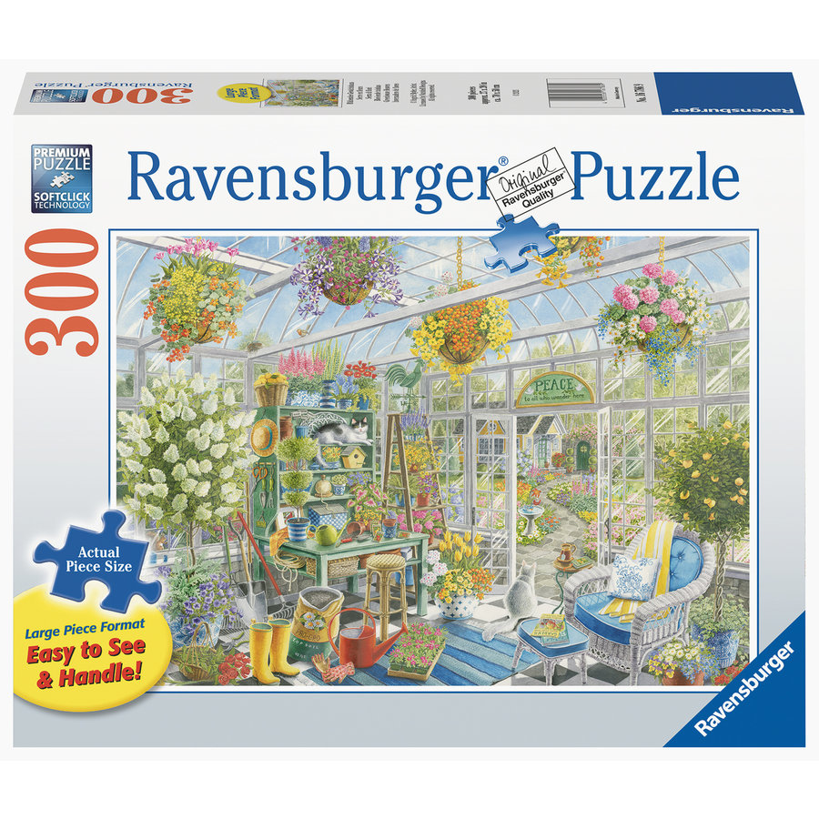 Greenhouse Heaven  - 300 XXL pieces - jigsaw puzzle-1