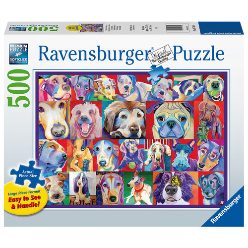  Ravensburger Hello Doggie - 500 pièces XL 