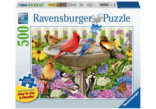  Ravensburger At the Birdbath - 500 XL pieces 