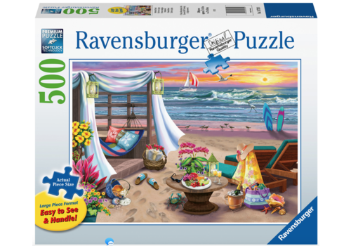  Ravensburger Soirée sur la plage - 500 pièces XL 
