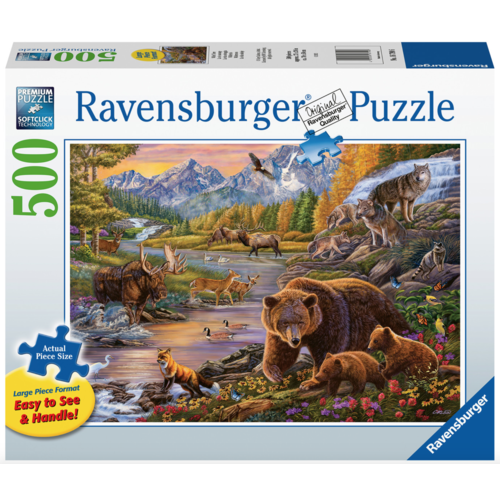 Ravensburger Wolves 2x 500 Piece Jigsaw Puzzles for Adults and