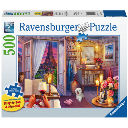  Ravensburger Badkamer in Parijs - 500 XL stukjes 