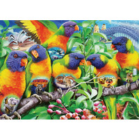 thumb-Land van de Lorikeets - puzzel van  1000 stukjes-1