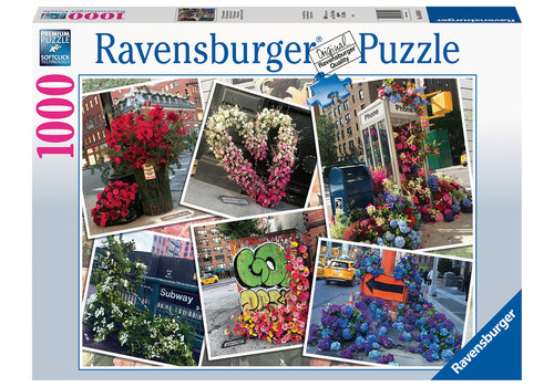  Ravensburger Flower Flash in New York - 1000 pieces 