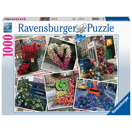  Ravensburger Flower Flash in New York - 1000 pieces 