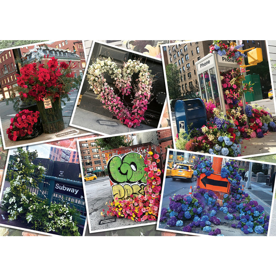 Bloemenpracht in New York - puzzel van  1000 stukjes-2