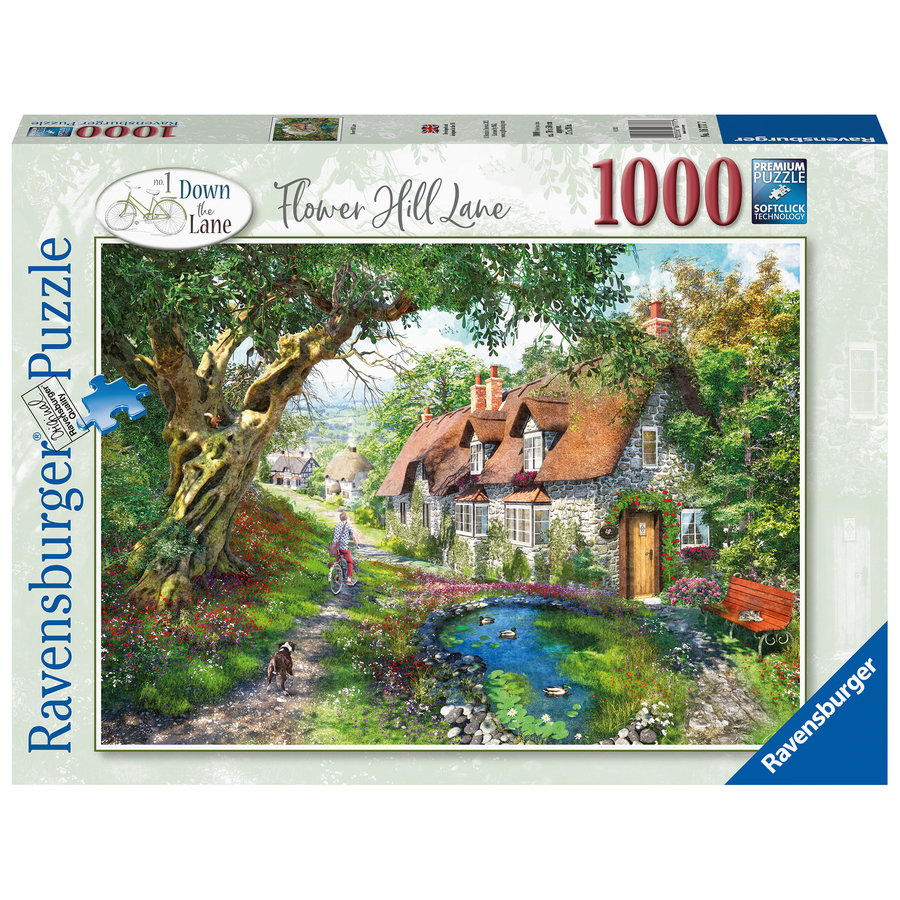Flower Hill Lane - puzzle de 1000 pièces-1