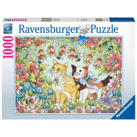 Cat friendship - puzzle of 1000 pieces