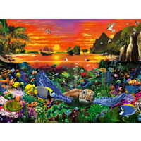 thumb-Turtle Reef - jigsaw puzzle of 500 pieces-2