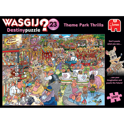  Jumbo Wasgij Destiny 23 - Theme Park Thrills - 1000 pieces 