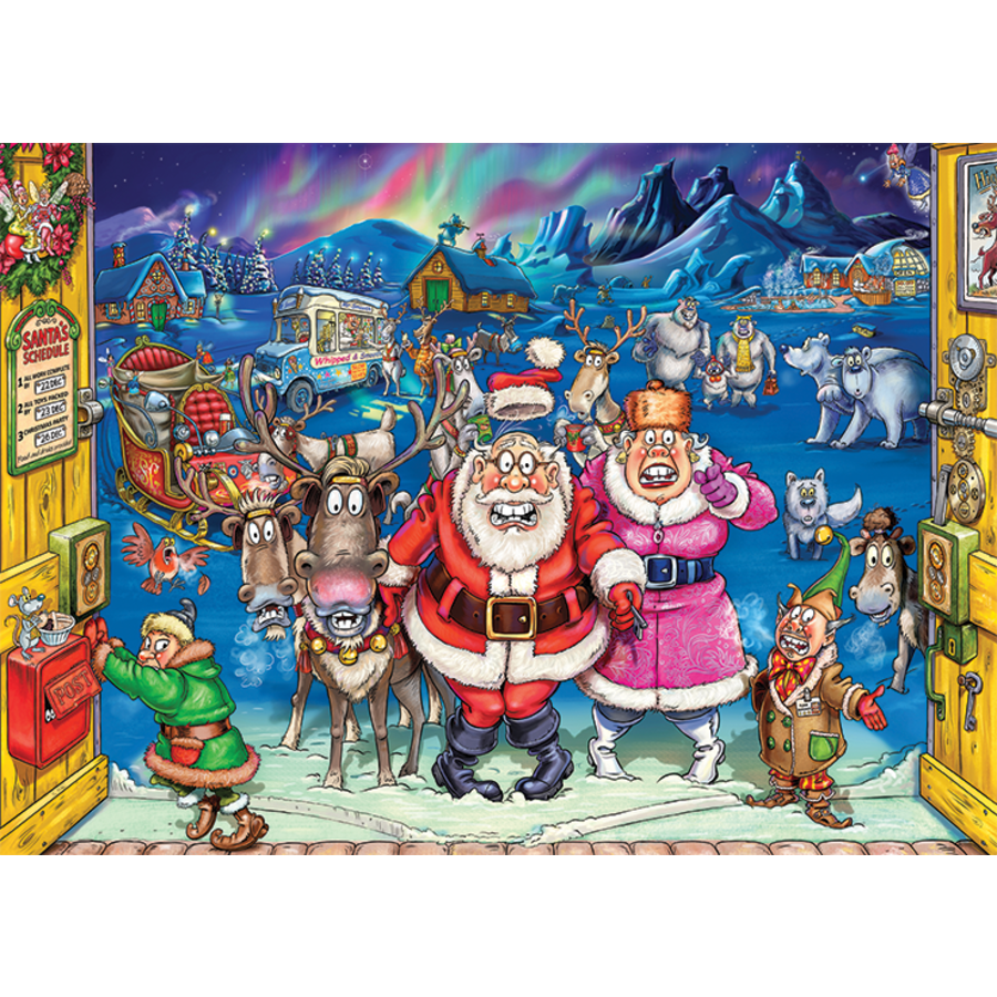 Puzzle Jumbo Noël de 1000 pièces 