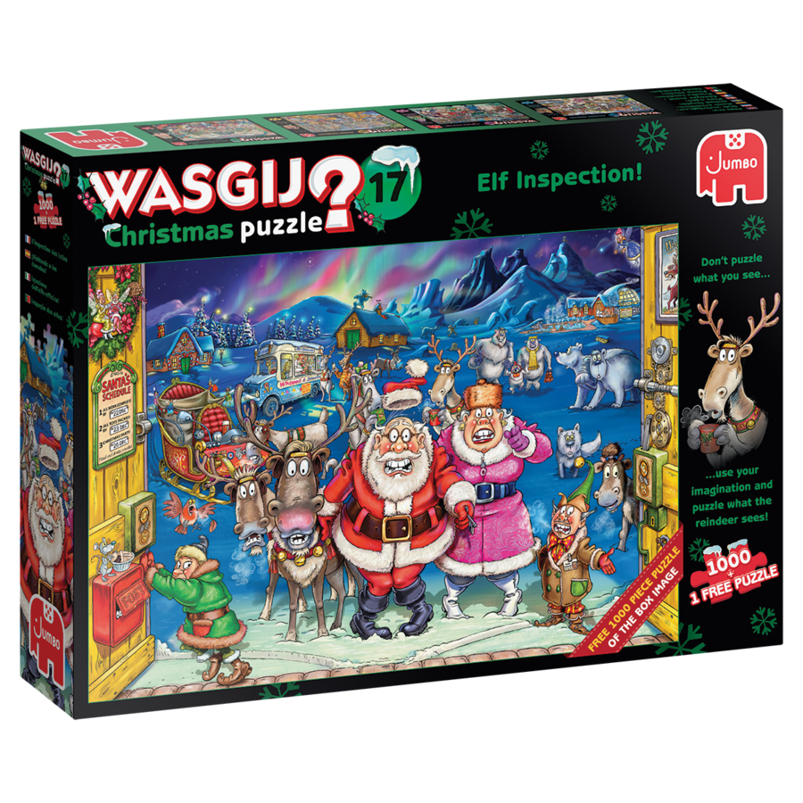 Wasgij Christmas 17 - Elf Inspection! - 2 puzzels van 1000 stukjes-3