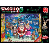 thumb-Wasgij Noël 17 - Elf Inspection! - 2 puzzles de 1000 pièces-1