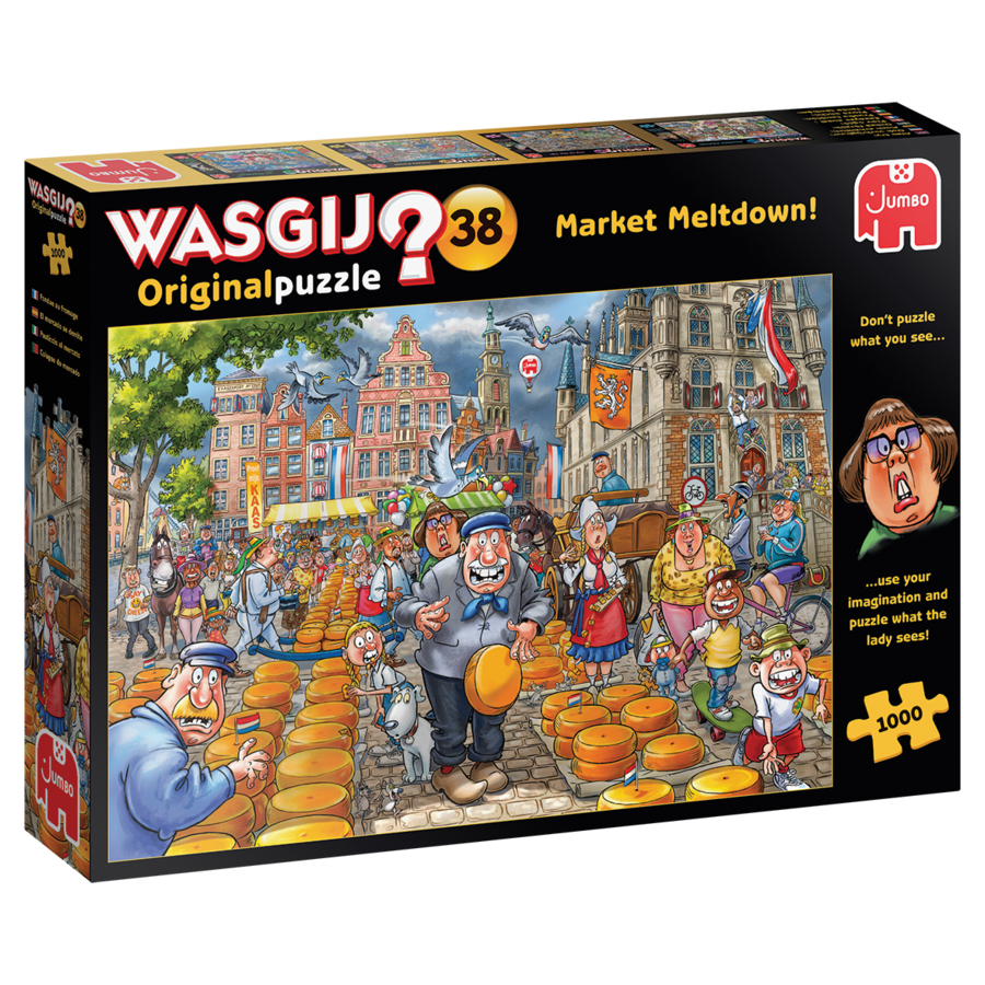 Wasgij Original 38 - Market Meltdown - 1000 pièces-2