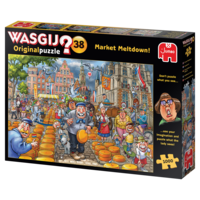 thumb-Wasgij Original 38 - Market Meltdown - 1000 pièces-4