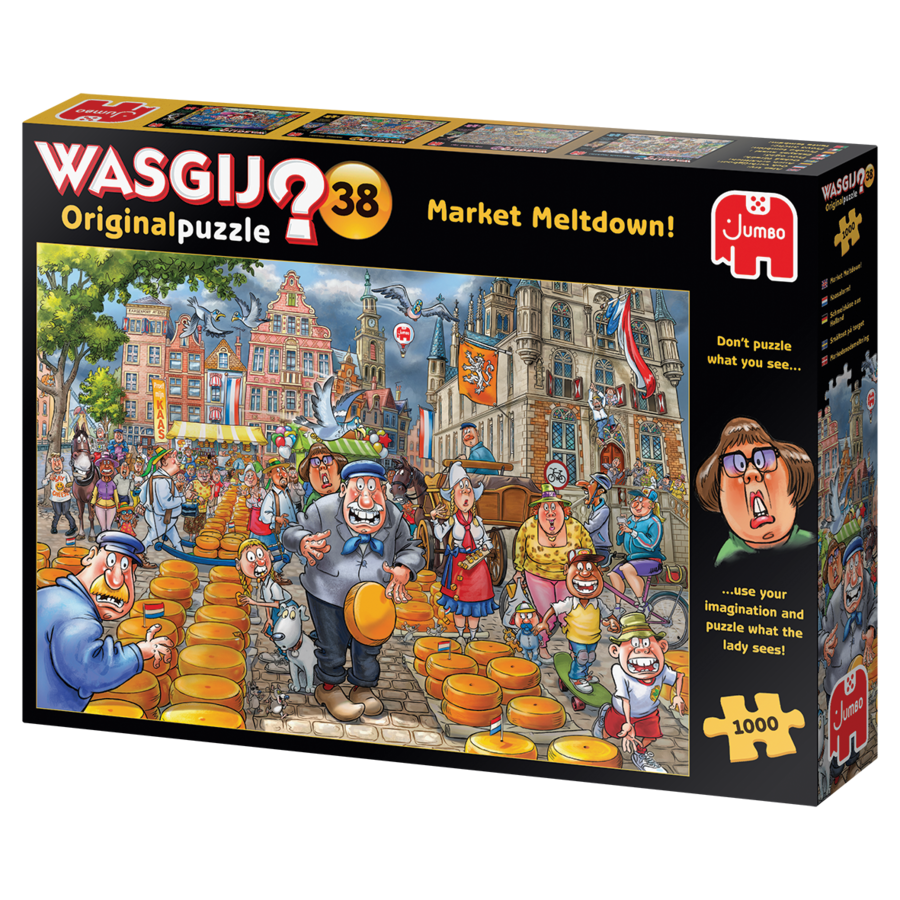 Wasgij Original 38 - Market Meltdown - 1000 pieces-4