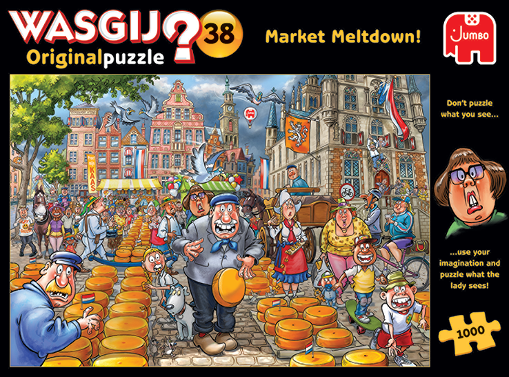 Jumbo Puzzle 1000 pièces : Le Marché artisanal pas cher 