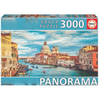 thumb-Canal de Venise - panorama - puzzle de 3000 pièces-2