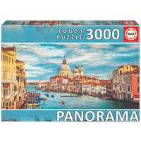 thumb-Venice Canal - panoramic - jigsaw puzzle of 3000 pieces-2