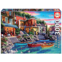 thumb-Sunset in Como  - jigsaw puzzle of 3000 pieces-2