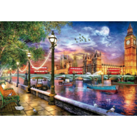 Puzzle London at Sunset Dominic Davison Educa 2000 pezzi con