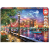 Educa London at sunset - jigsaw puzzle of 2000 pieces