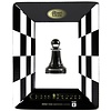 Cast Puzzle Pawn Black - Chess piece - Cast brain breaker