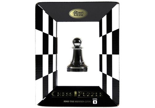 Silver Color Chess Piece - King, Hanayama Metal Puzzles