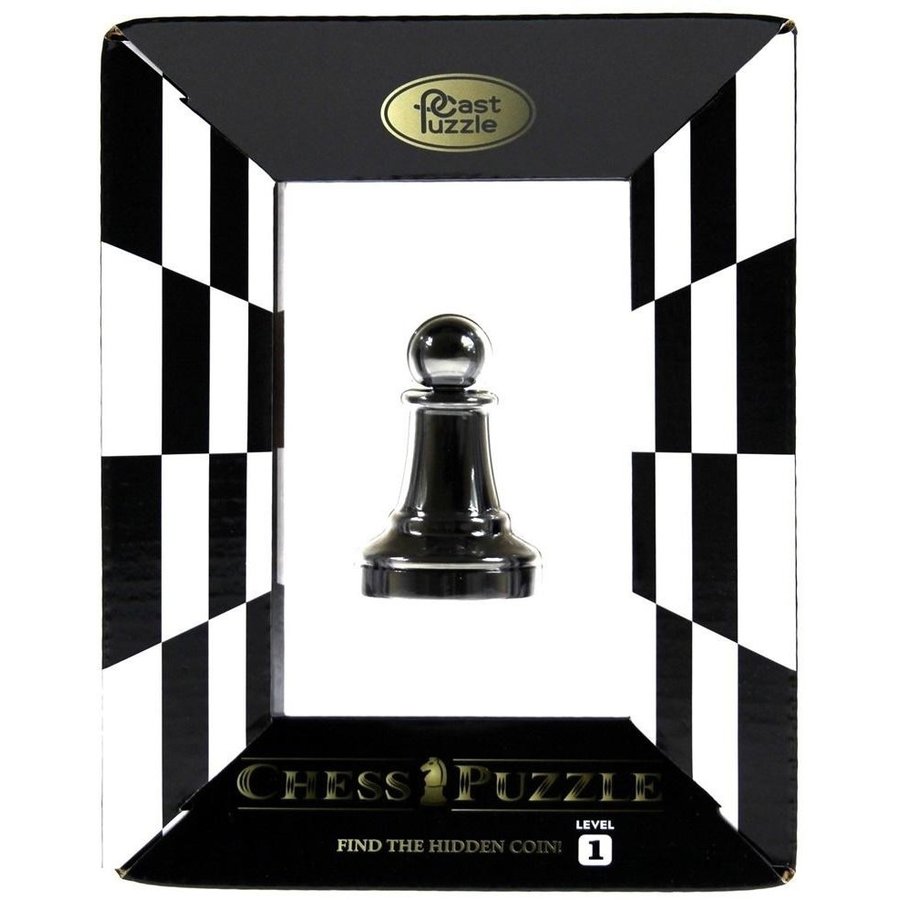 Pawn Black - Chess piece - Cast brain breaker-1