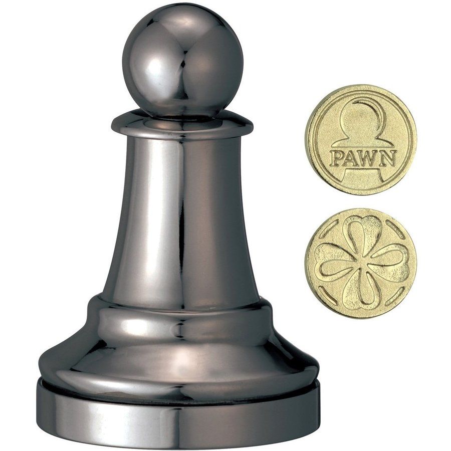 Pawn Black - Chess piece - Cast brain breaker-2