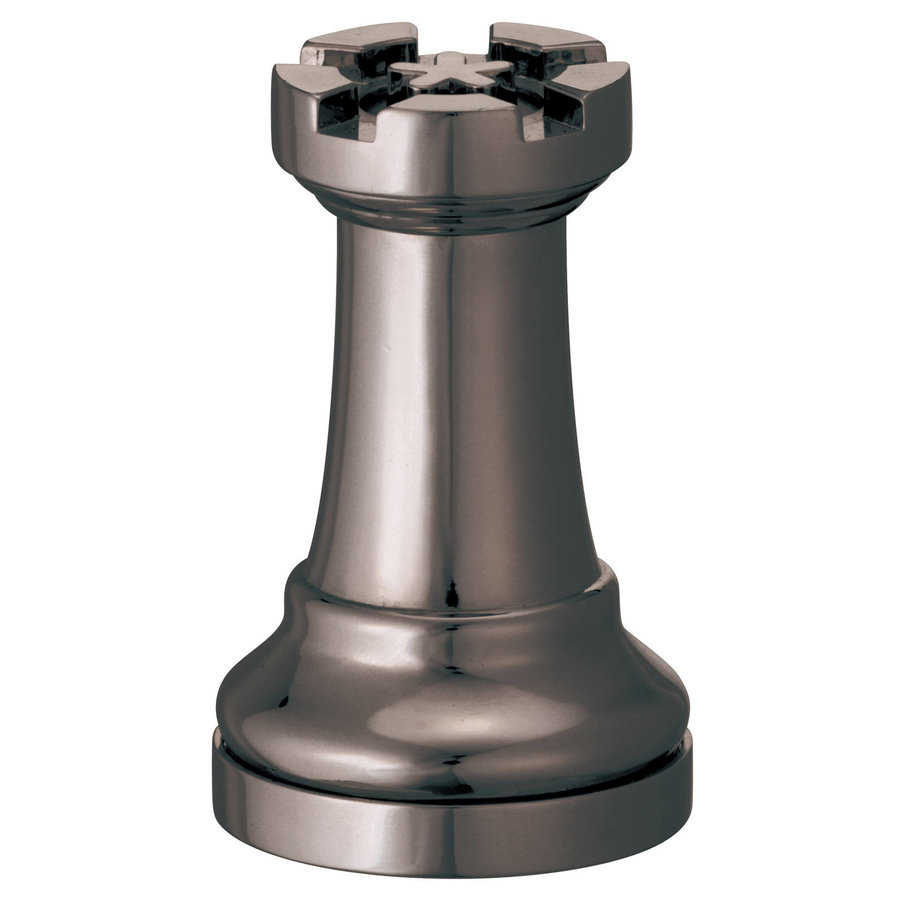 Rook Black - Chess piece - Cast brain breaker-2