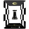 Cast Puzzle Rook Black - Chess piece - Cast brain breaker