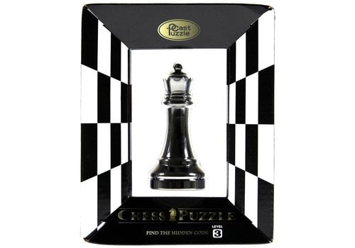  Cast Puzzle Queen Black - Chess piece - brain teaser 