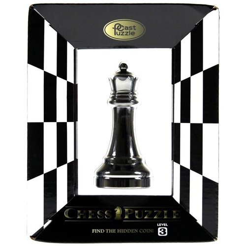  Cast Puzzle Dame Noir - Pièce d'échecs - Casse-tête 