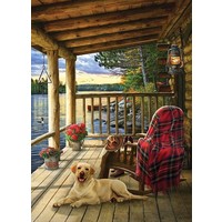 thumb-Cabin Porch - puzzle de 1000 pièces-1