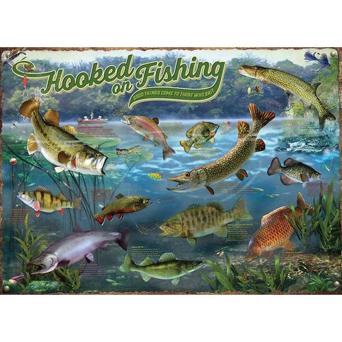  Cobble Hill Hooked on Fishing - 1000 pieces 