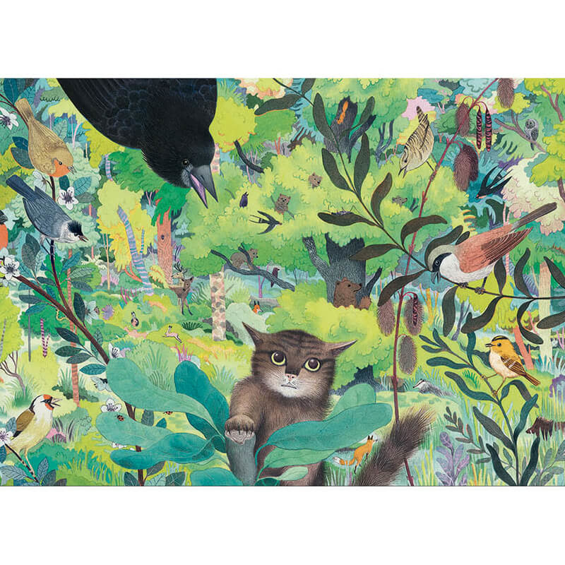 Puzzle Owls and Birds, 1000P, Djeco - Le Savane - Côté Déco