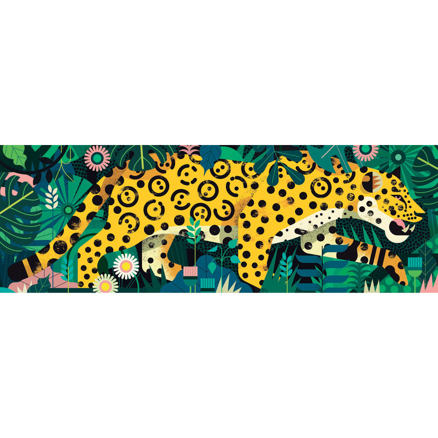 Leopard - puzzle of 1000 pieces - Panoramic-1