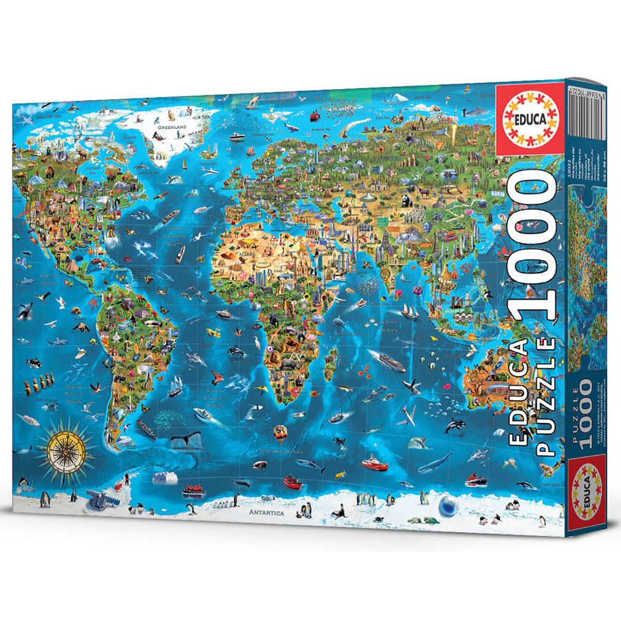 1000 Wereldwonderen - puzzel 1000 stukjes-1