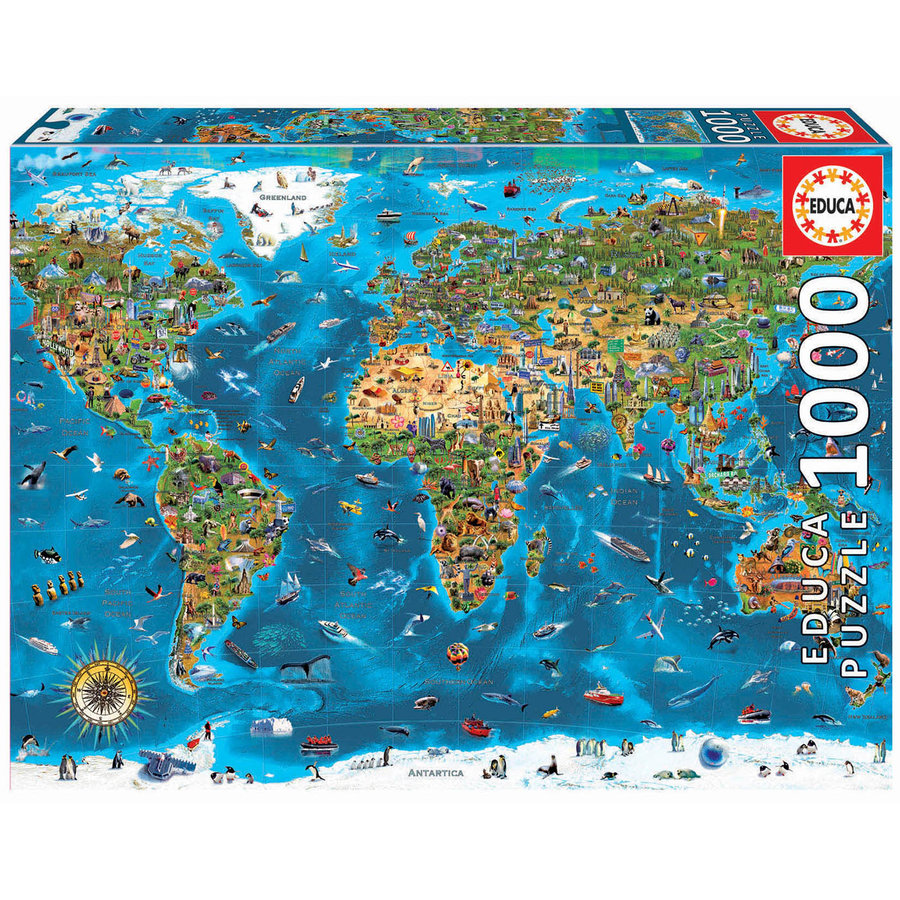 1000 Wonders of the World - puzzle of 1000 pieces-3