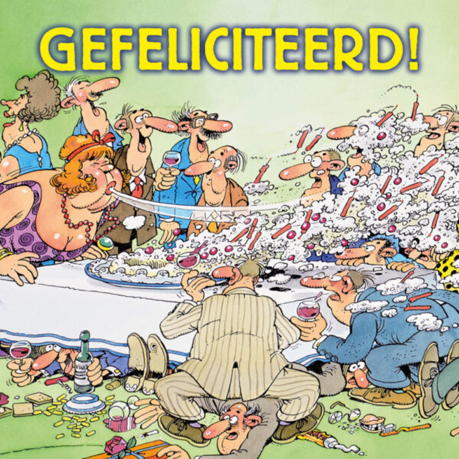 VIP Jan van Haasteren Greeting Card - Gefelicitaart!!!-1